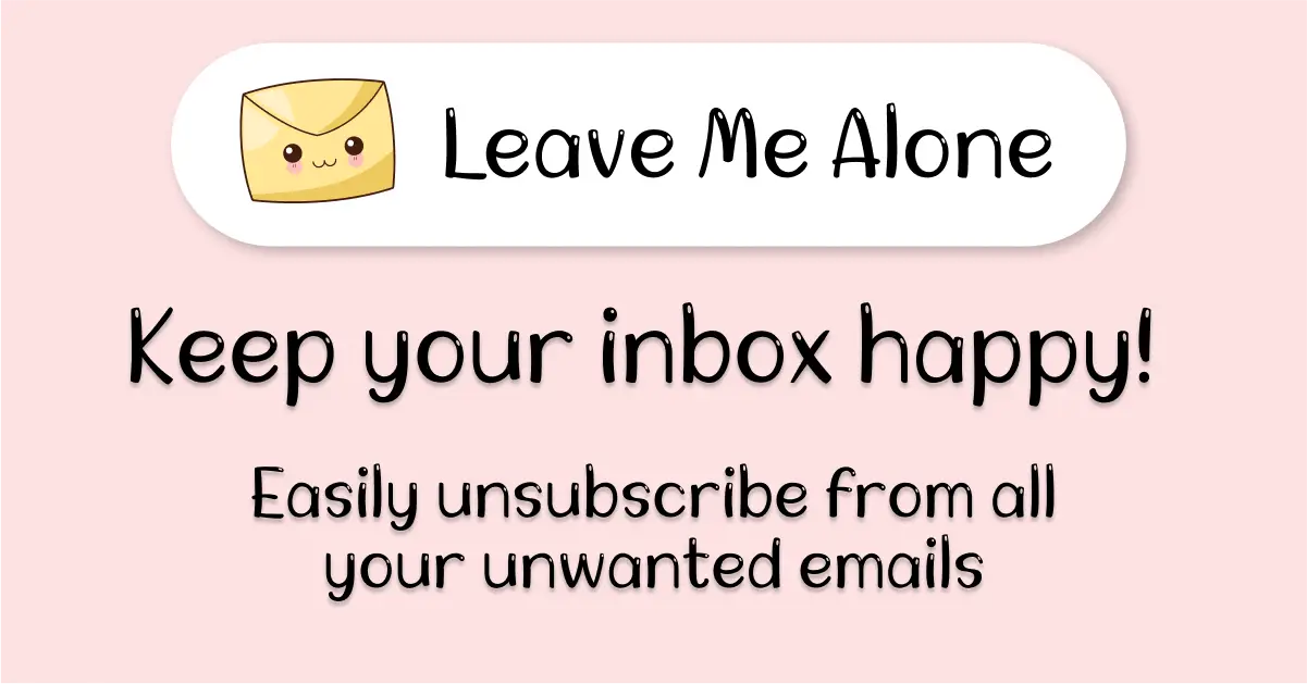 Leave Me Alone product image